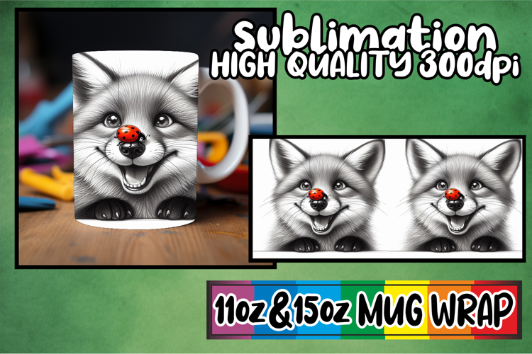 Unique vibes sublimation print wrap, Cute Animals