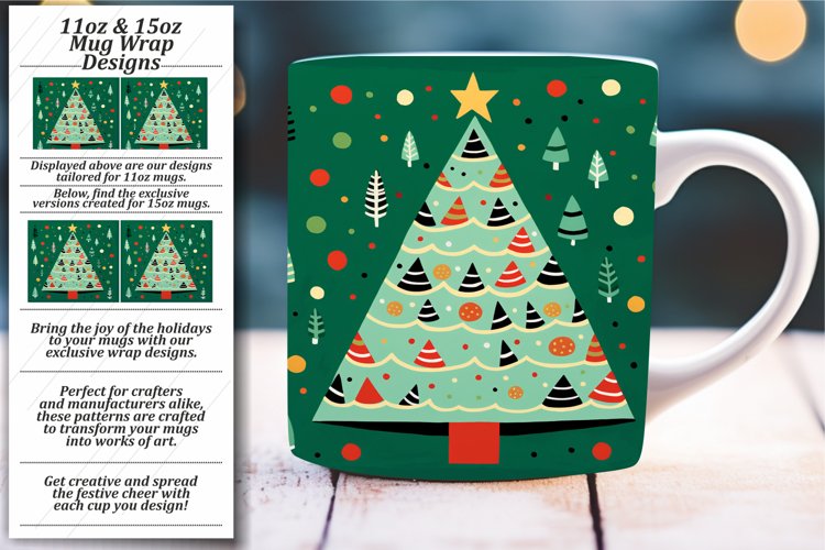 Festive Season Mug Sublimation: 11oz/15oz example image 1