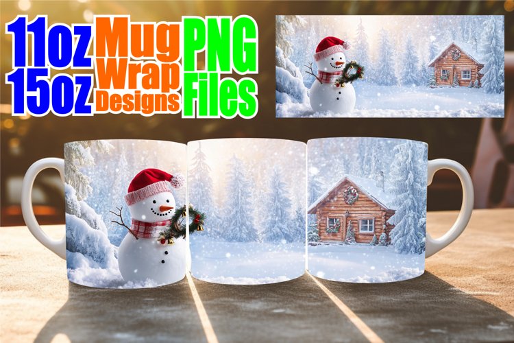 Timeless joys sublimation print wrap, Winter example image 1