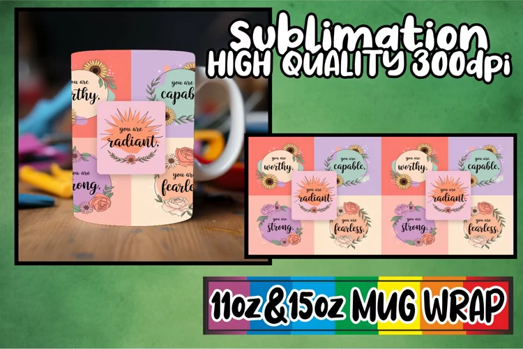 Happy journeys 11oz 15oz sublimation wrap, Quote