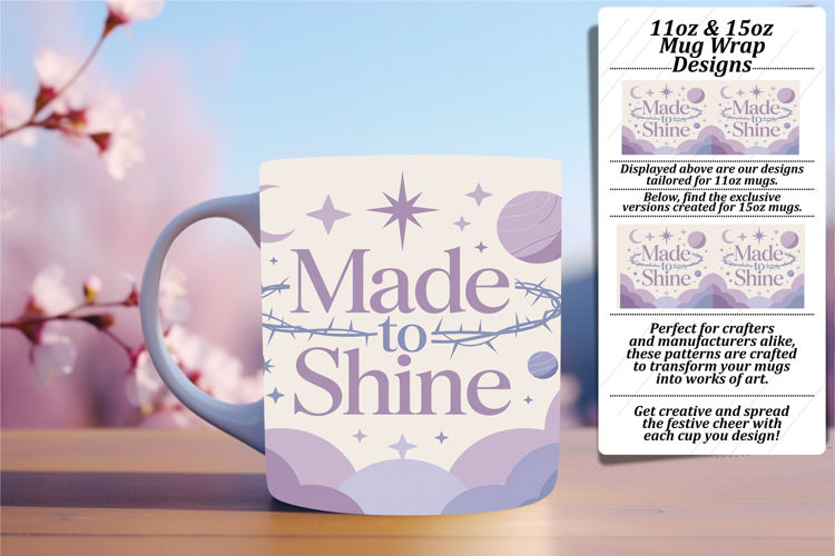 Charming 11oz Mug Wrap Png Design , Religious