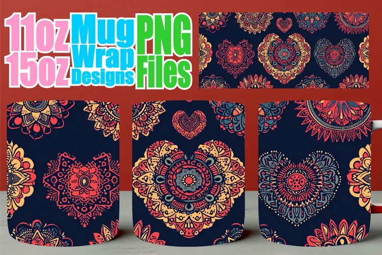 Sublimation Mug Wrap - Express Your Love