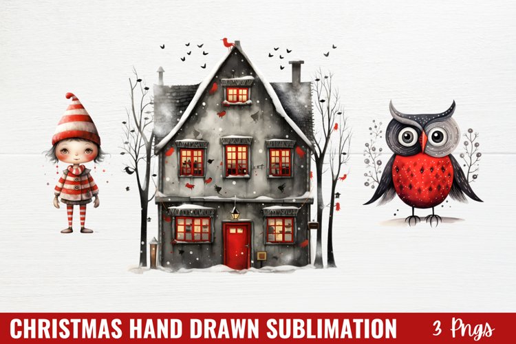 Christmas Watercolor Clipart Image 15