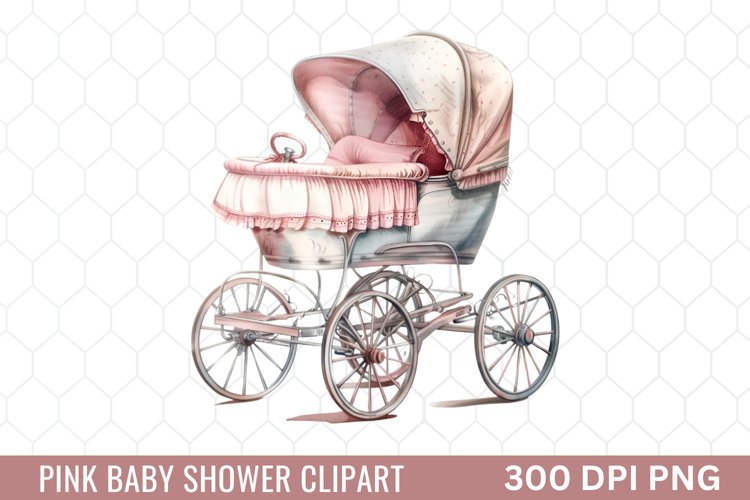 Pink Baby Shower Clipart