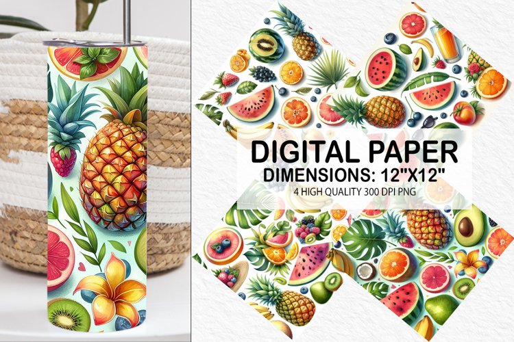 Summer Digital Paper Image 10