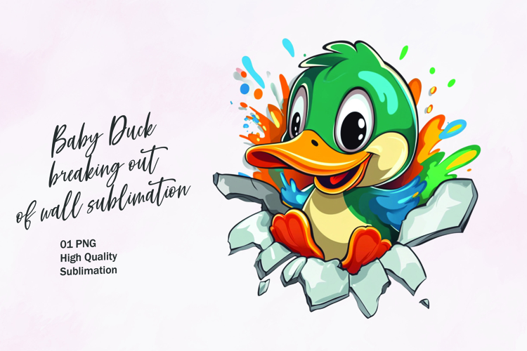Cute Duck SVG Image 3