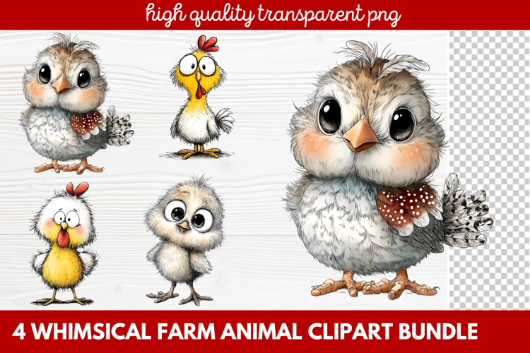 Farmhouse Animals Clipart Image 8