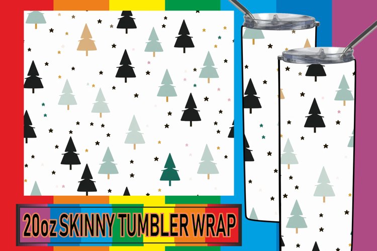 Holiday Elegance Watercolor Tumbler 20oz