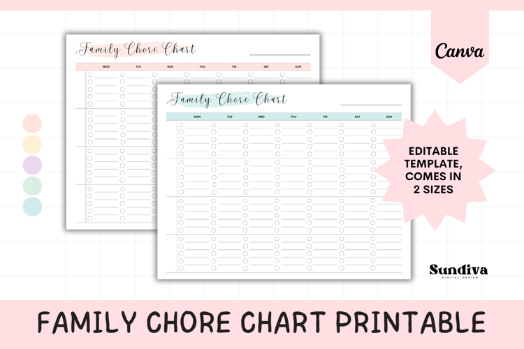 Chore List Template Image 4