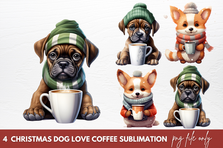 Christmas Dog Clipart Image 13