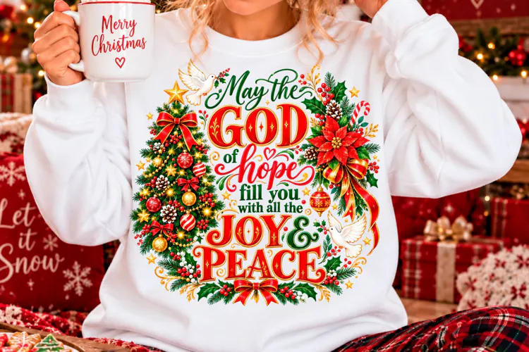 God of Hope Joy and Peace Christmas PNG
