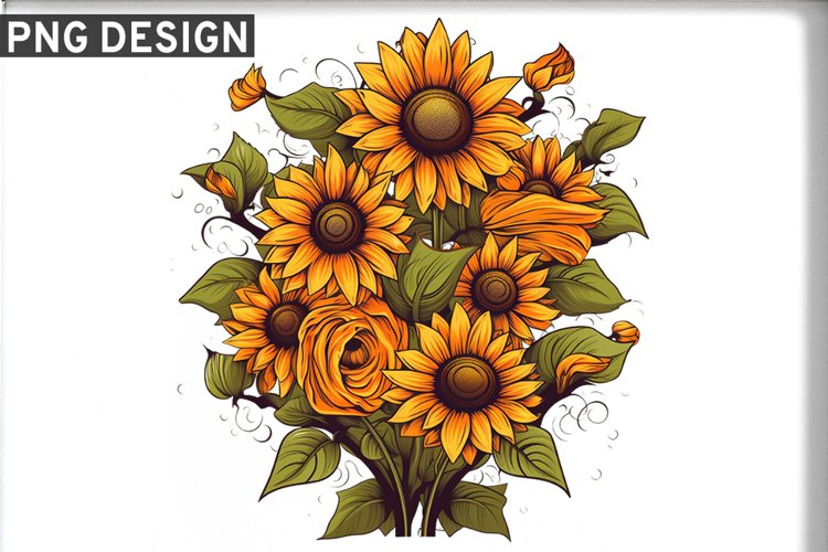 Sunflower Clipart Image 11