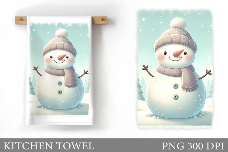Cute Snowman Clipart Image 14