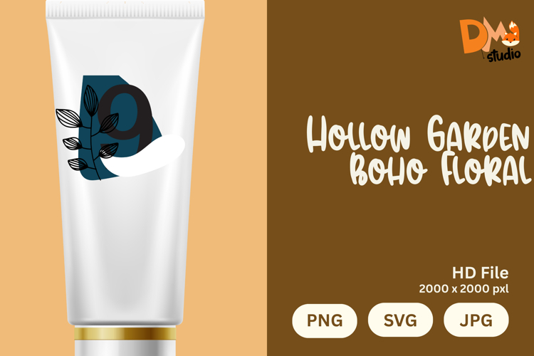 Boho Floral Svg Image 11