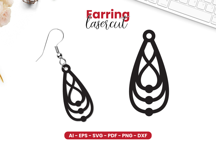 Earring LaserCut - Lasercut File