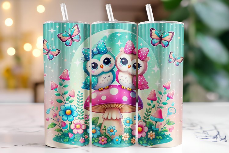 Owl Tumbler Wrap | Sublimation | Tumblers
