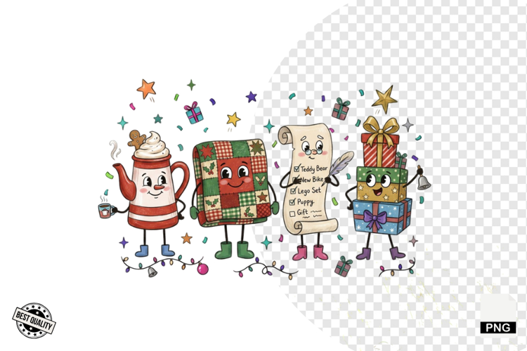 Cartoonish Christmas Clipart