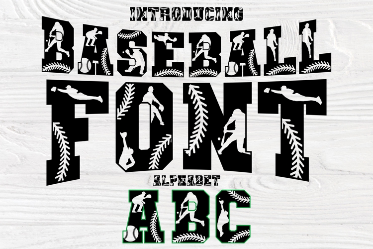 Baseball Font | Sports Varsity Letters | Athletic Typeface