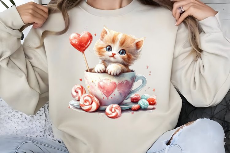 Cute Cat Clipart Image 20