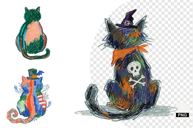 Halloween Cat Clipart Image 10
