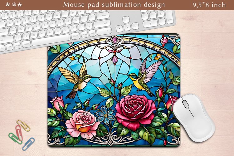 Tappetino Per Mouse Incredibile Hummingbird – 19,6x23,5 Cm, Morbido E Sottile 3mm, Con Uccelli Tropicali, Stampato UK
