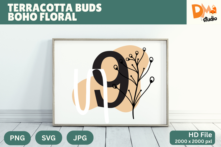 Floral Monogram Letter Svg Image 12