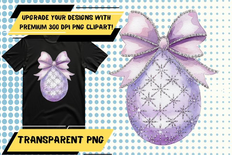 Elegant PNG Artwork for T-Shirt Prints , Easter Eggs