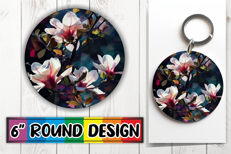 Elegant Circle Tree Prints example image 1