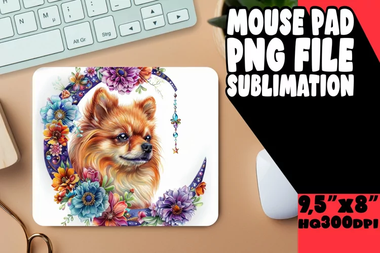 Pet Portraits: Sublimation Mouse Pad