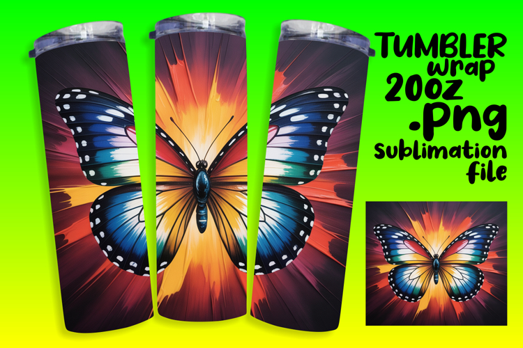 FASHIONABLE PNG for 20oz Tumbler , Butterfly