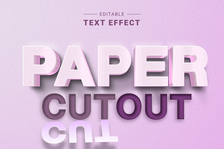 Editable Text Effect for Illustrator. Vector Graphic styles example image 1