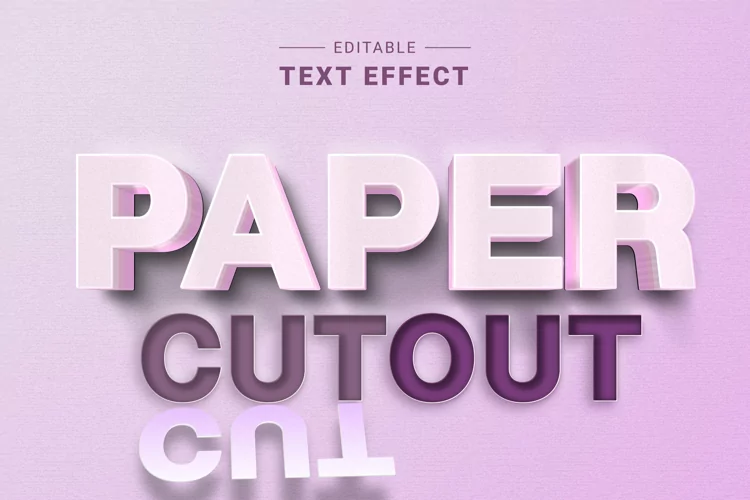 Editable Text Effect for Illustrator. Vector Graphic styles