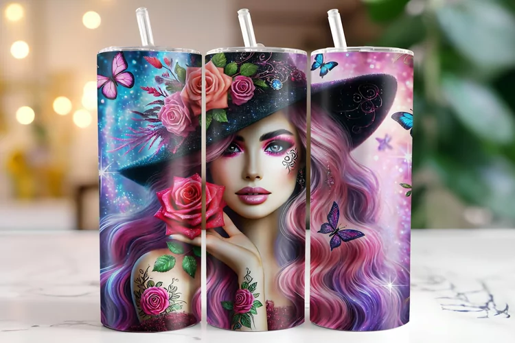 Girl Tumbler Wrap | Sublimation | Tumblers