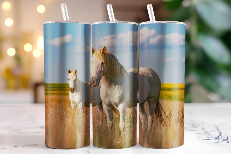 Horse Tumbler Wrap | Sublimation | Tumblers