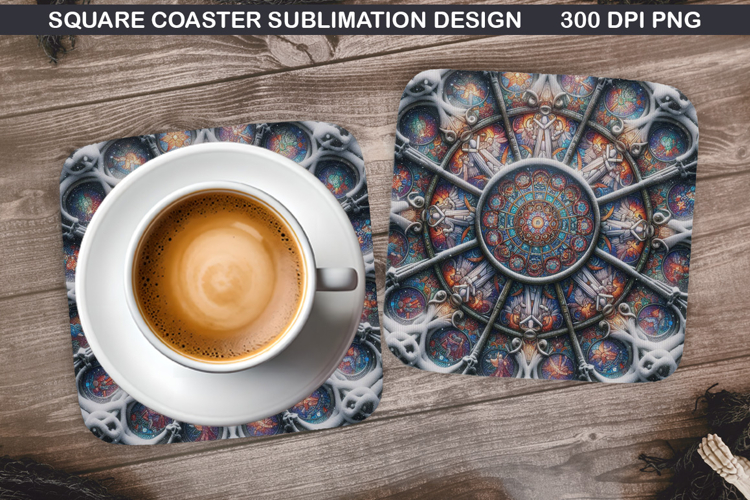 Christian Coaster Sublimation, Christian Coaster PNG Design