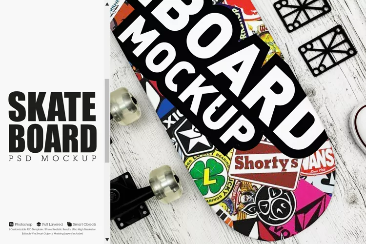 Skateboard Mockup #10