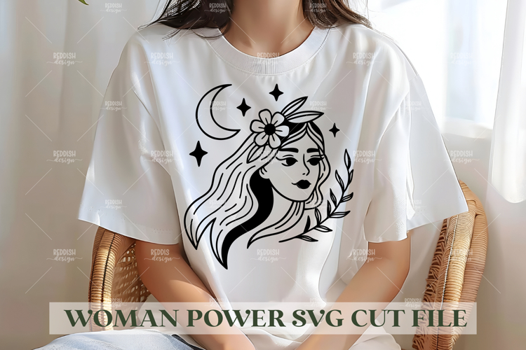 Woman Power SVG Design | Feminist SVG for Cricut Silhouette