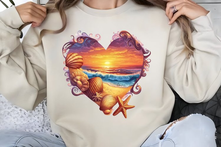 Watercolor Beach Clipart Image 11