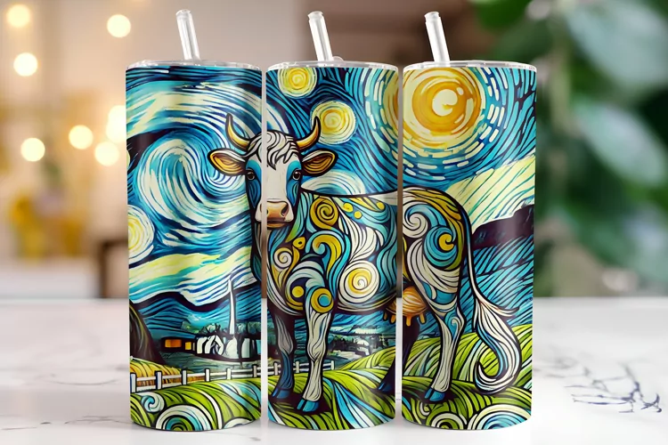 Cow Tumbler Wrap | Sublimation | Tumblers