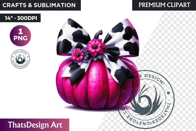 Western Coquette Pumpkin Autumn PNG, Cowgirl Fall clipart