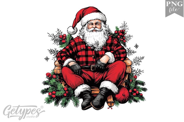 Santa Christmas Clipart Image 10