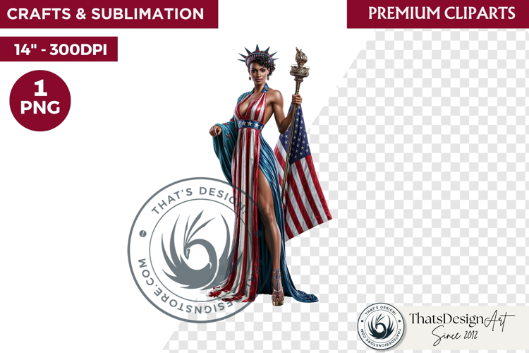 4th of July Character PNG, Patriotic Americana Portraits