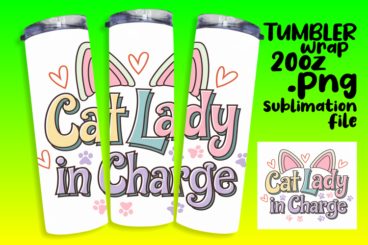 Creative 20oz Design for Any Occasion , Cat Quote example image 1