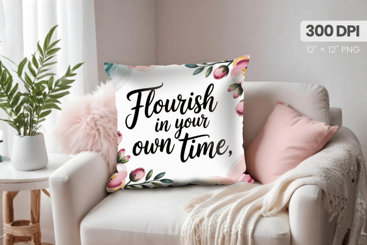 Inspirational Quotes Pillow PNG Motivational PNG Sublimation