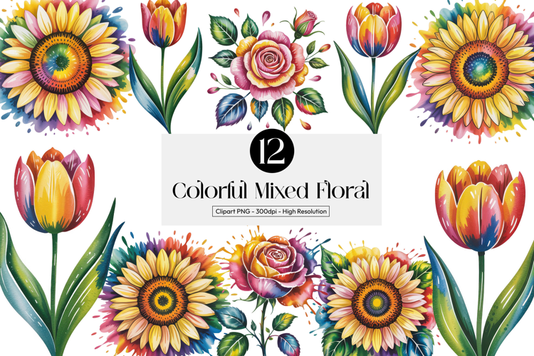 Colorful Mixed Floral