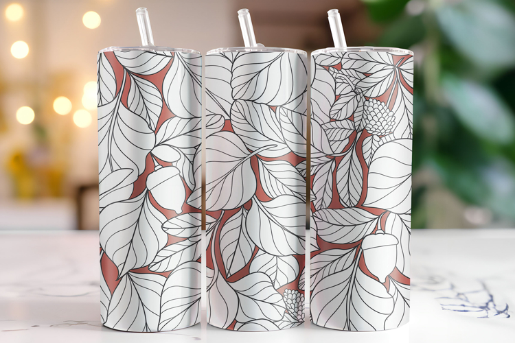 Fall Leaves Tumbler Wrap | Sublimation | Tumblers