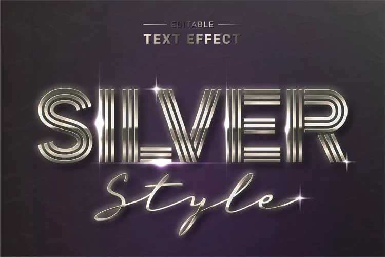 Editable Text Effect for Illustrator. Vector Graphic styles