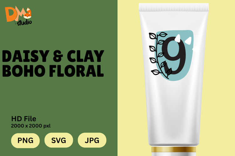 Floral Letter Svg Image 16