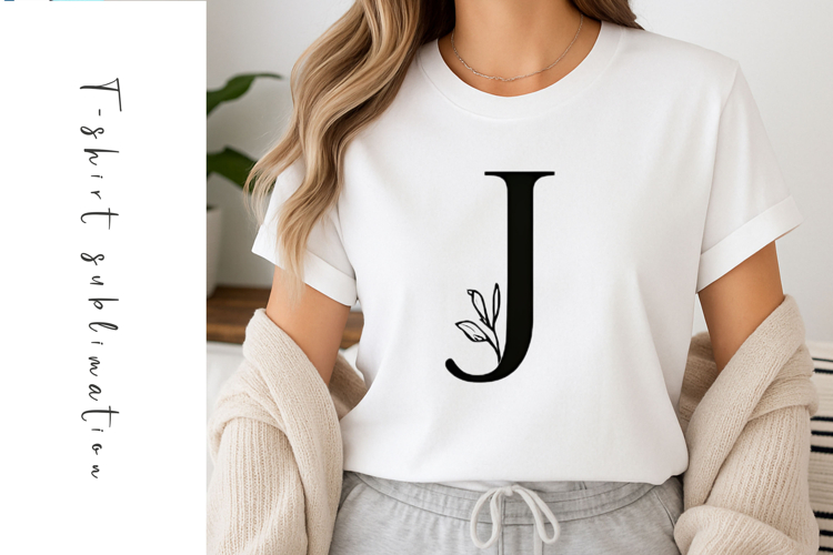Alphabet, Letters, Monogram, Black flowers