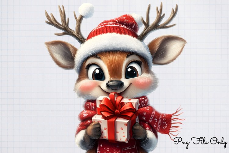 Reindeer Clipart Image 11